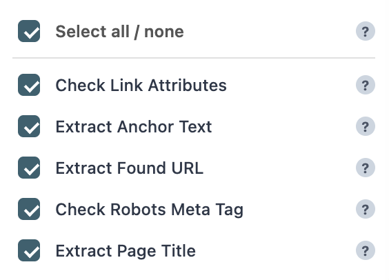 additional options